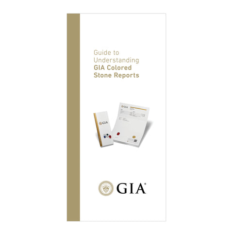 Understanding a GIA Colored Stone Report Brochure