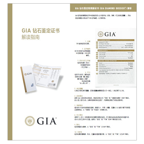 Understanding a GIA Diamond Grading Report Brochure